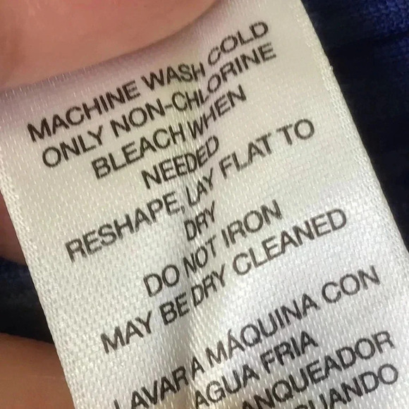 Chico’s Ocean Stripe Jacket Open Cardigan Blue Indigo Excellent Size 3 / XL - Picture 7 of 10